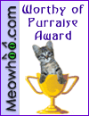 Website award from Meowhoo.com, for cats and cat lovers