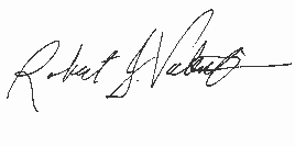 signature of Robert Valenti - scanned