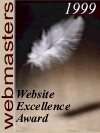 Webmasters Website Excellence Award
